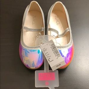 TCP Iridescent Ballet Flats. Toddler Size 9